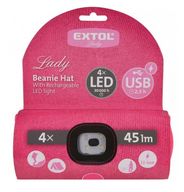 EXTOL sapka LED lámpával pink 43193 43197