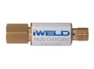 Iweld Fb20 visszaégésgátló patron reduktorra G1/4 oxigén